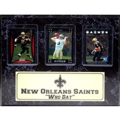 NFL Plaque- New Orleans Saints "Who Dat"