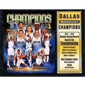 2011 NBA Champion Dallas Mavericks 12x15 Plaque