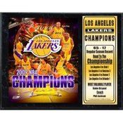 2009 Los Angeles Lakers Statistic Plaque
