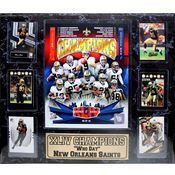New Orleans XLIV Champions 13x20 Plaque