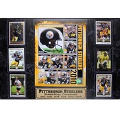 2010 Pittsburgh Steelers Six-Card 13x20 Plaque