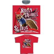 St. Louis "Rally Squirrel" Red T-Shirt