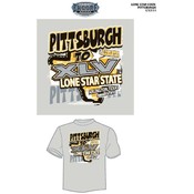 "Pittsburgh to XLV" Playoff T-Shirt - White(Pack of 24)