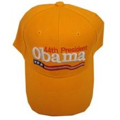 Barack Obama Yellow 44th President Cap