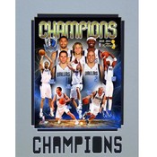 2011 NBA Champion Dallas Mavericks 11x14 Mat