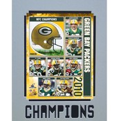 2010 NFC Champions Green Bay Packers 11X14 Matted