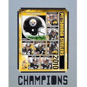 2010 AFCChampions Pittsburgh Steelers 11X14 Matted