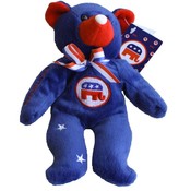 Stars and Stripes 8-Inch Bean Bag Bear