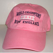 Pink "New England World Champions XXXIX" cap.