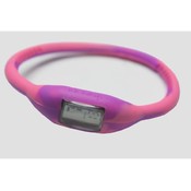 TRU: Silicone Sports Watch (Purple/Pink)