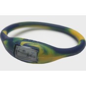 TRU: Silicone Sports Watch (Navy/Gold)