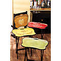 Shaped Tv Tray Wine Labels/Corks/Wine Barrel