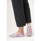Heart on Heather Sock