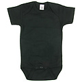 Infant Short Sleeve One Piece Creeper - Black