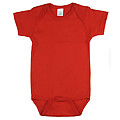 Infant Short Sleeve One Piece Creeper - Red