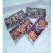 3 Piece Roses In A Box With Glass Holder