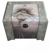 3 Piece Wooden Trunk Set