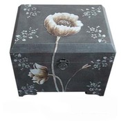 3 Piece Wooden Trunk Set