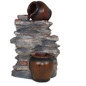 15.35 Water Fountain - Jars and waterfall design Wholesale Bulk