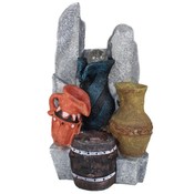 16.14 Water Fountain - Colored jars with crystal ball Wholesale Bulk