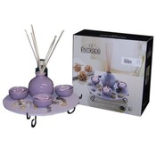 Candle Holder &amp; Reed Diffuser Set