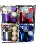 Candle Set With Pvc Box - 4 Asst
