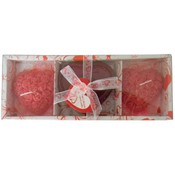 Heart Shaped Candle Set