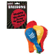 Happy Birthday Sexy Bitch Party Balloons - Asst. Colors Pack Of 6(Pack of 1)