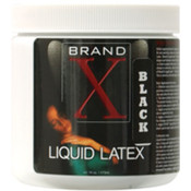 Simply Latex and Supply Co Inc. Brand X Liquid Latex - 16 Oz Black Wholesale Bulk