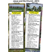 Bookmark- Desciptions of Jesus &amp; Church-Pack of 25
