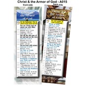 Bookmark - Christ and the Armor of God -Pack of 25