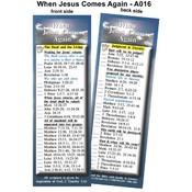 Bookmark - When Jesus Comes Again - Package of 25