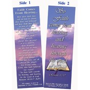 Bookmark - Faith Comes From Hearing - Pack of 25