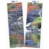 Bookmark-He That Believes &amp; Is Baptized-Pack of 25