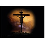 The Cross of Jesus Christ - 5" X 7" Flat Card