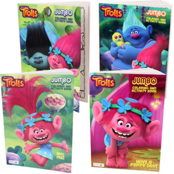 Wholesale Trolls Jumbo Coloring Activity Book DollarDays