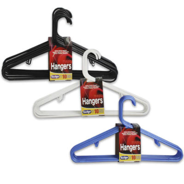 Wholesale 10piece Plastic Tubular Hanger Assorted DollarDays