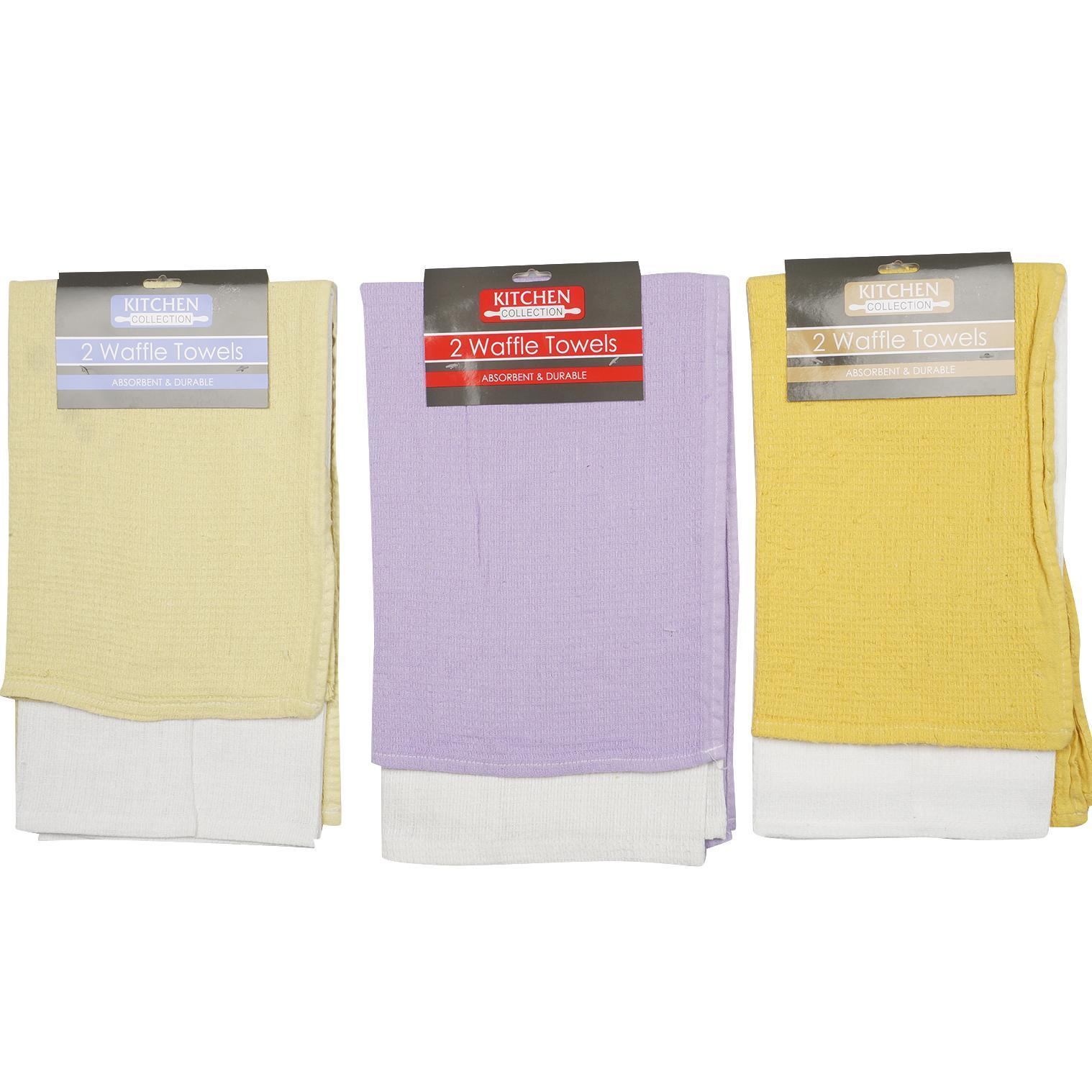 Wholesale Waffle Kitchen Towel 2 Pack DollarDays