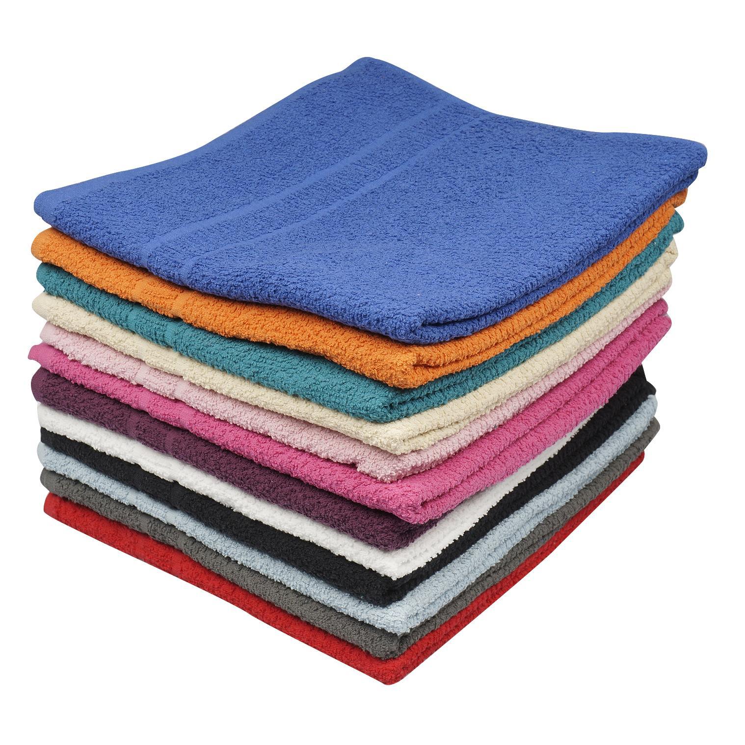 Wholesale Bath Towel Rice Weave Assorted Colors (SKU 2332467