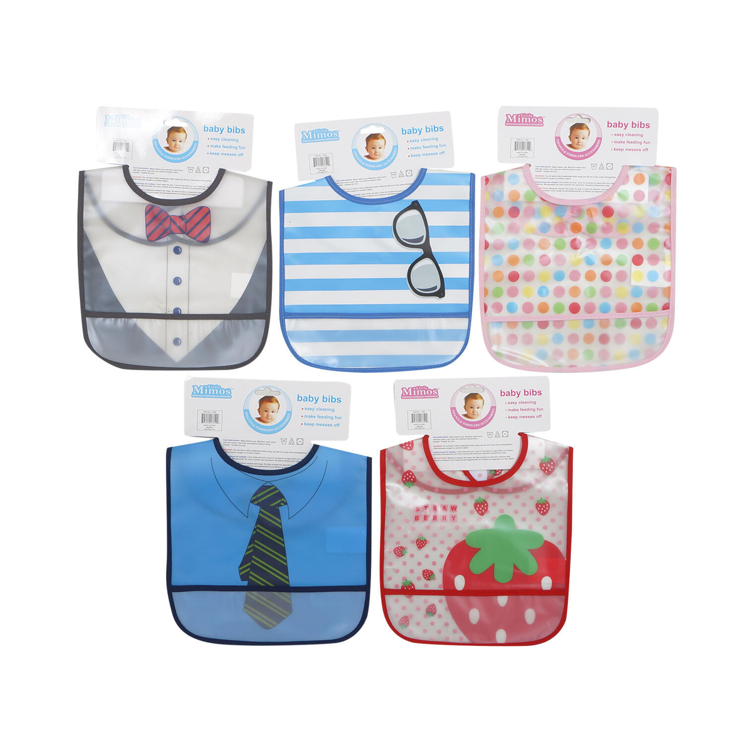 plastic back bibs