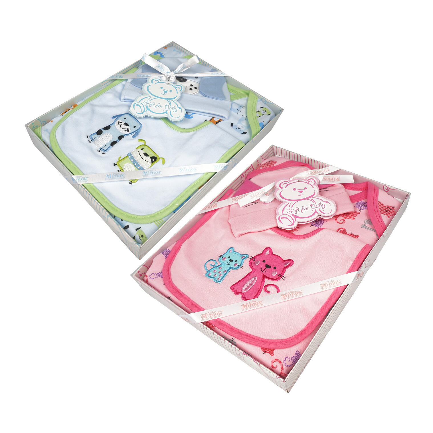 Wholesale 3 Piece Baby Shower Gift Set Blue/Pink (SKU 2342682) DollarDays