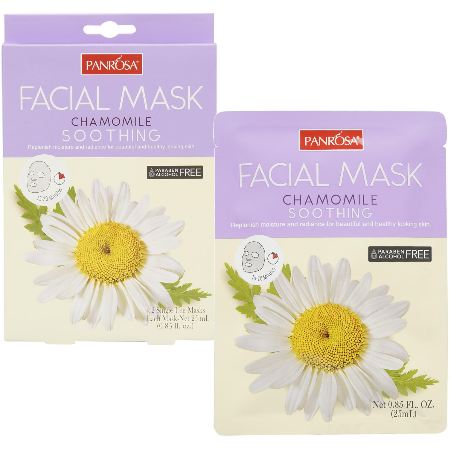 Wholesale Chamomile Facial Mask 2 Pack (SKU 2338330) DollarDays
