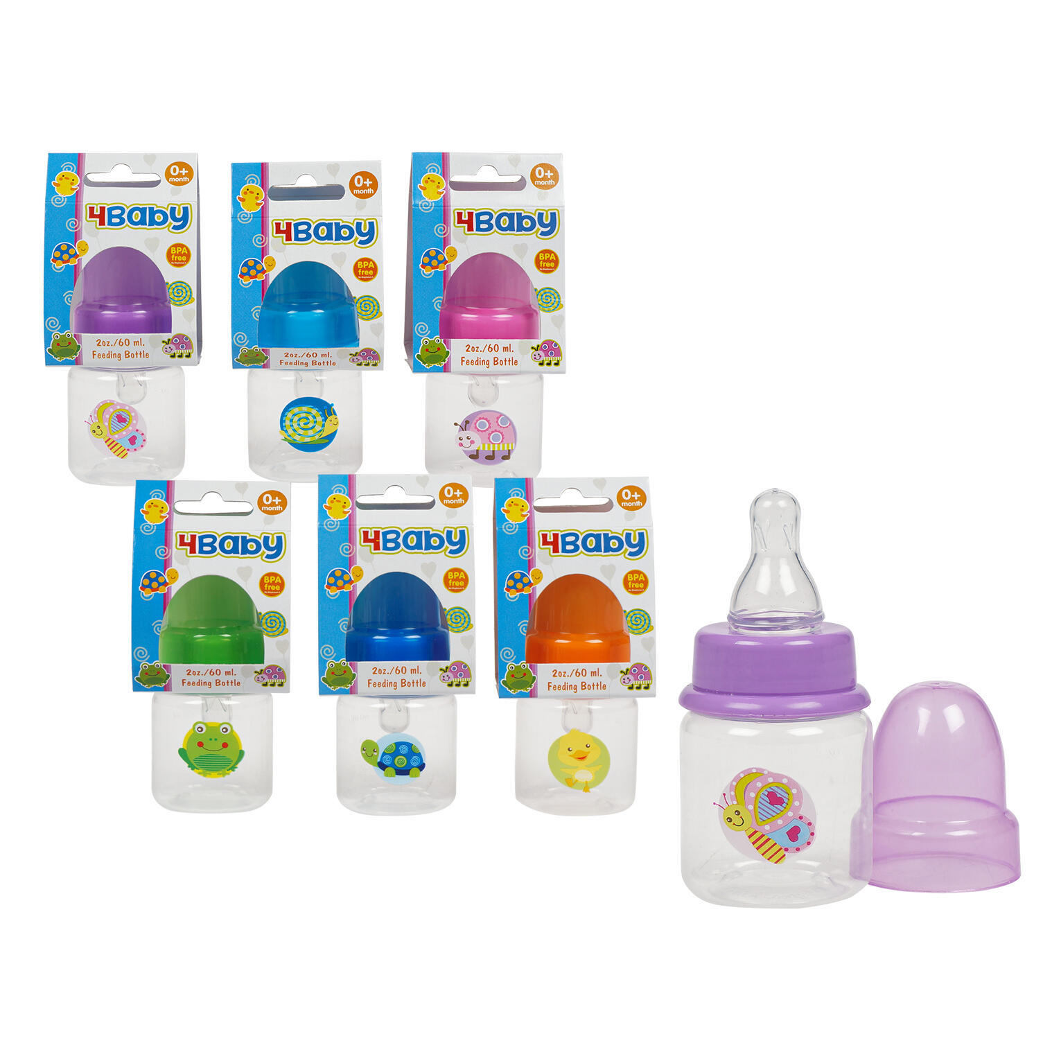 wholesale-2-oz-baby-bottle-with-silicone-nipple-assorted-sku-2349486