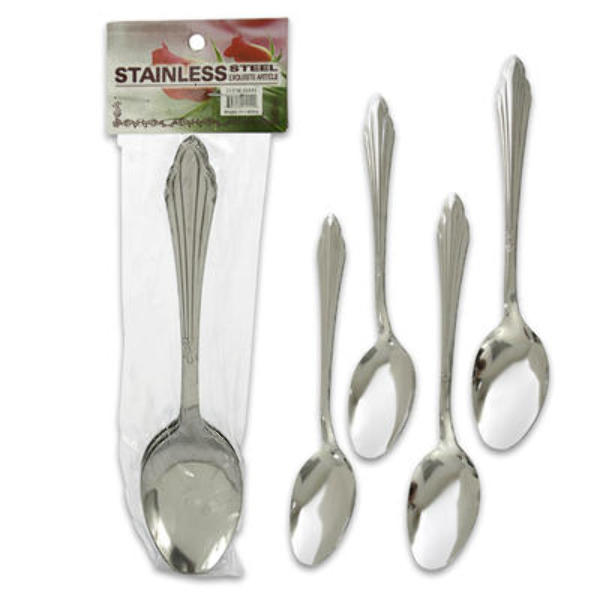 Wholesale Stainless Steel Spoon 4pack DollarDays
