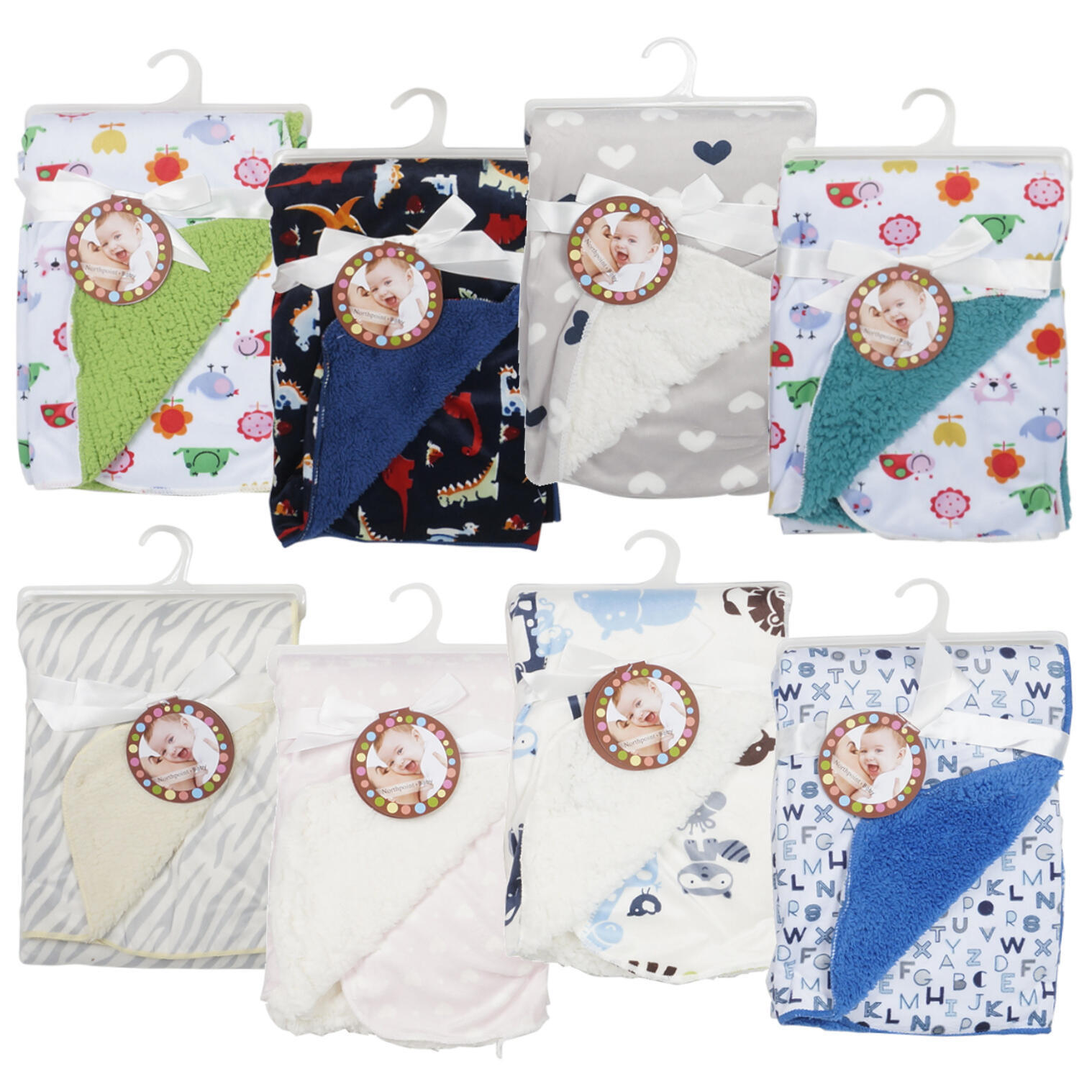 Wholesale Soft Baby Blanket Assorted (SKU 2337218) DollarDays