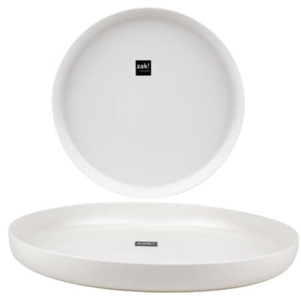 Wholesale Zak Designs White Platter(12x.59)