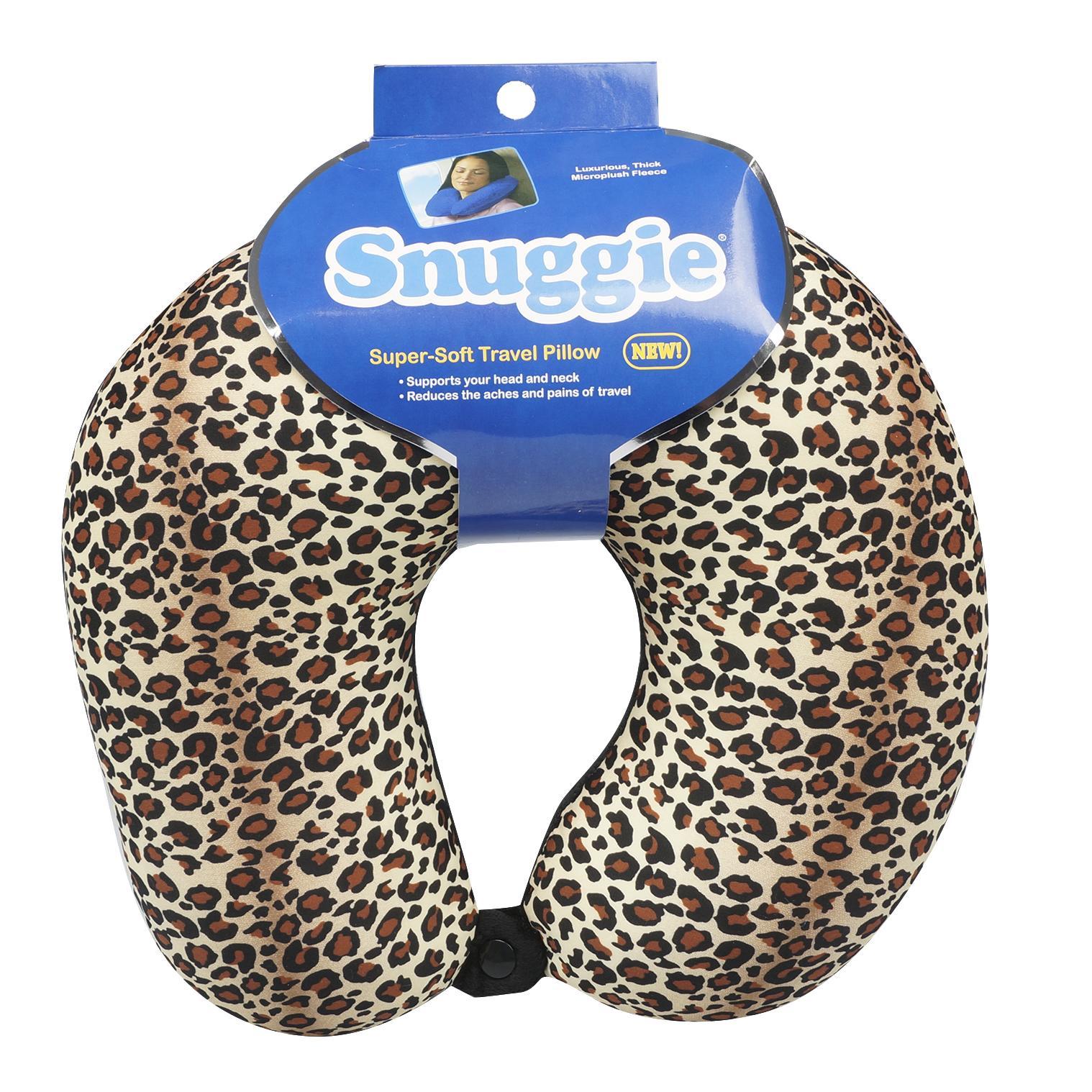 leopard travel pillow