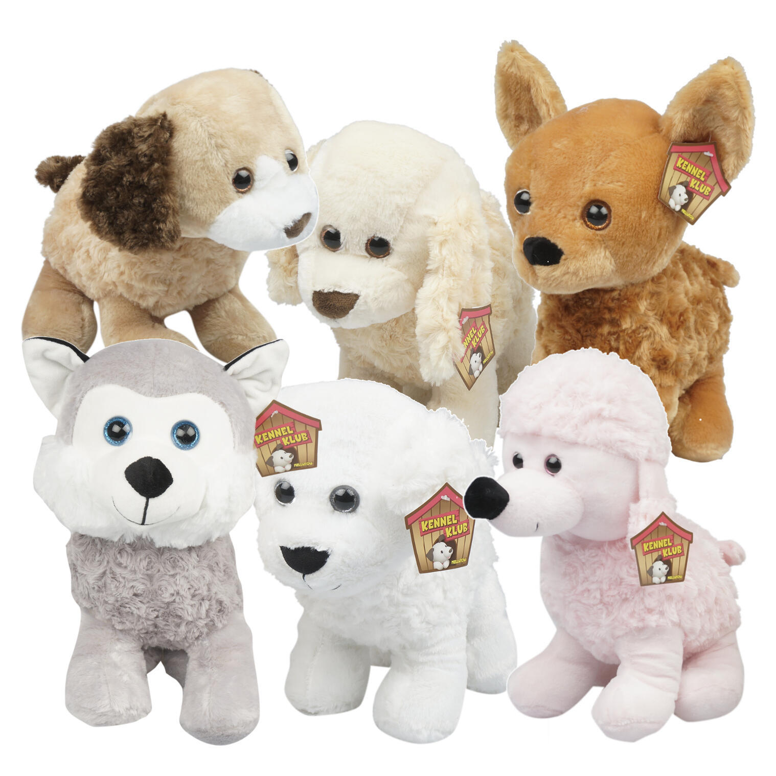 assorted soft toys