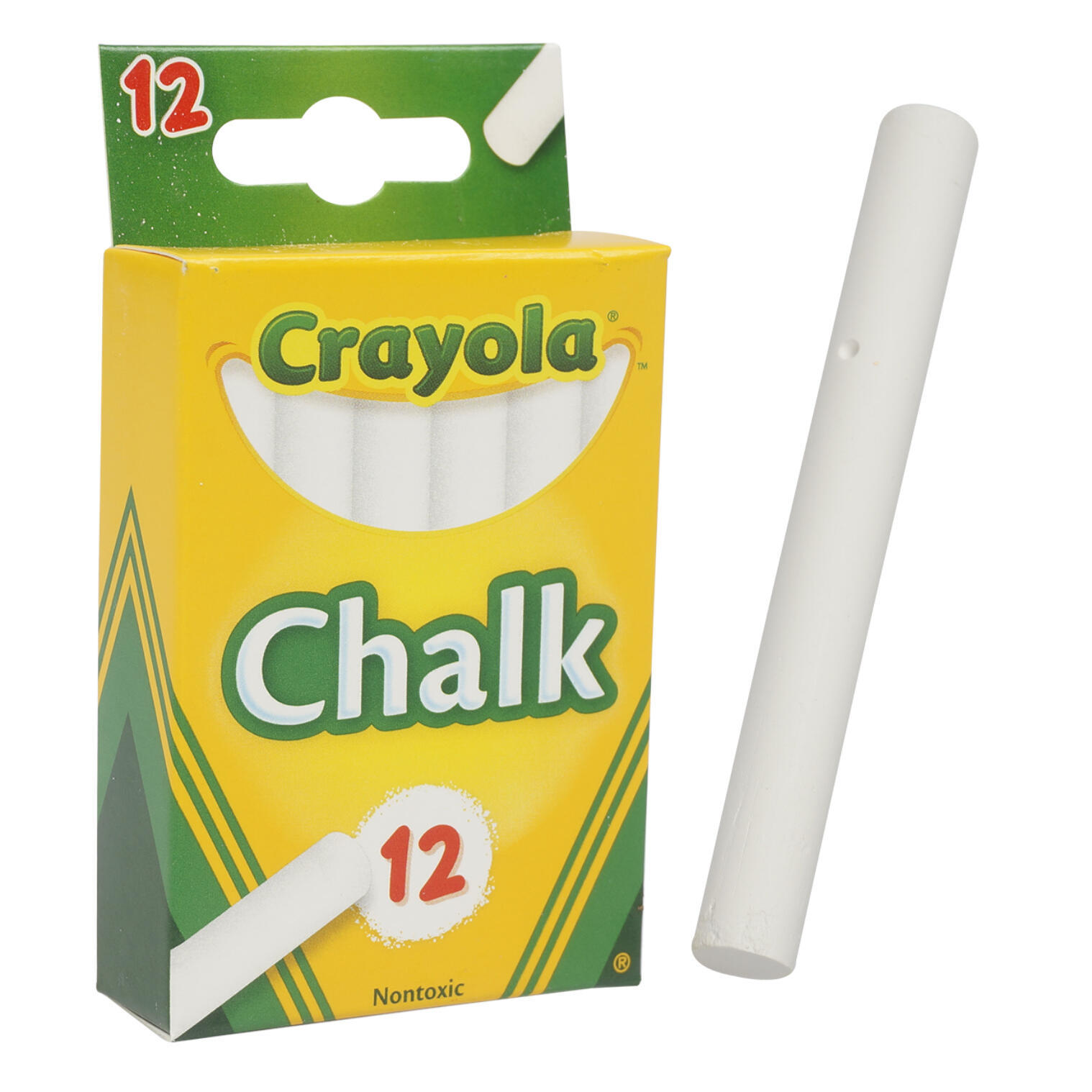 Wholesale Crayola White Chalk 12 Count (SKU 2337322) DollarDays