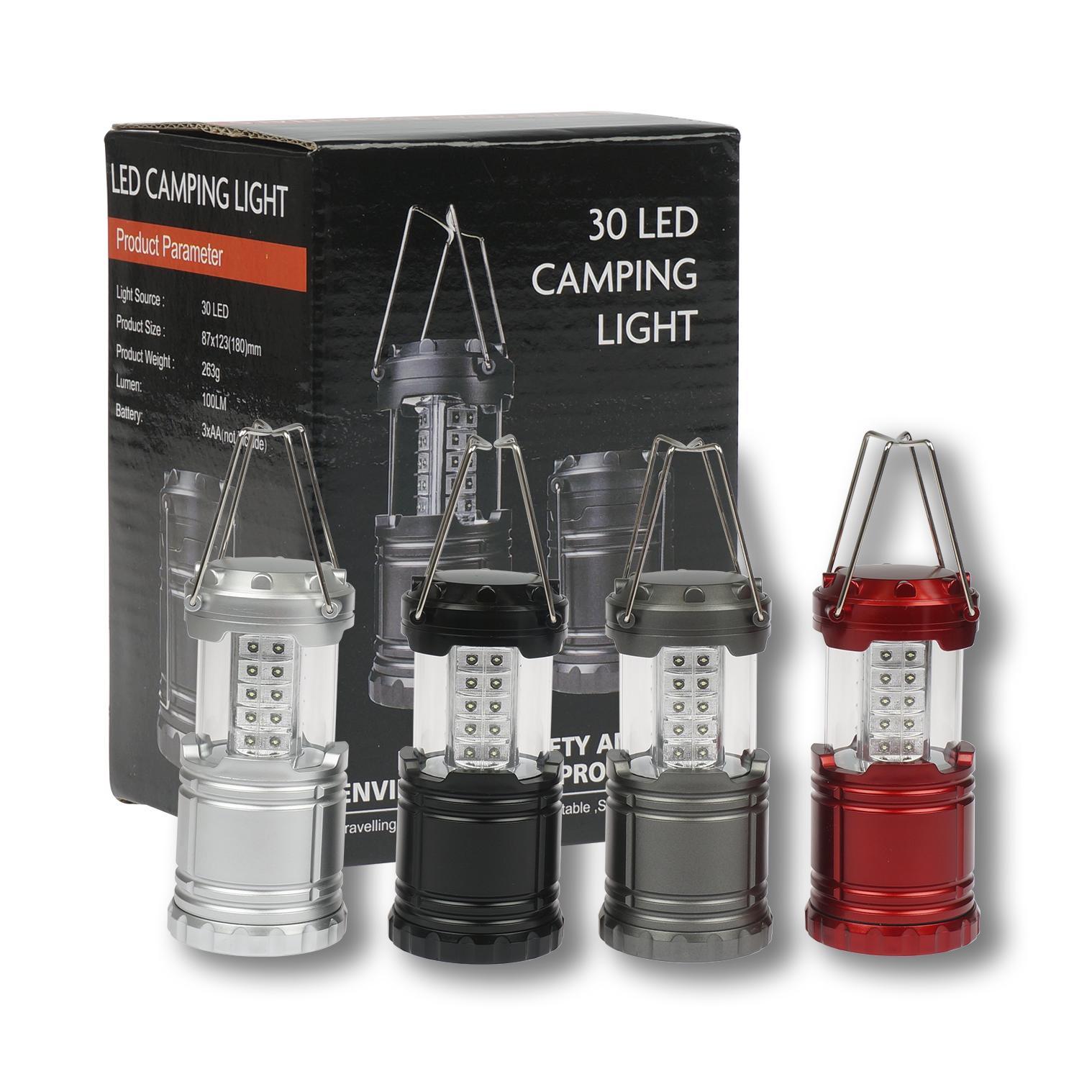 Wholesale 30 LED Camping Light 100 LuMen's Assorted Colors